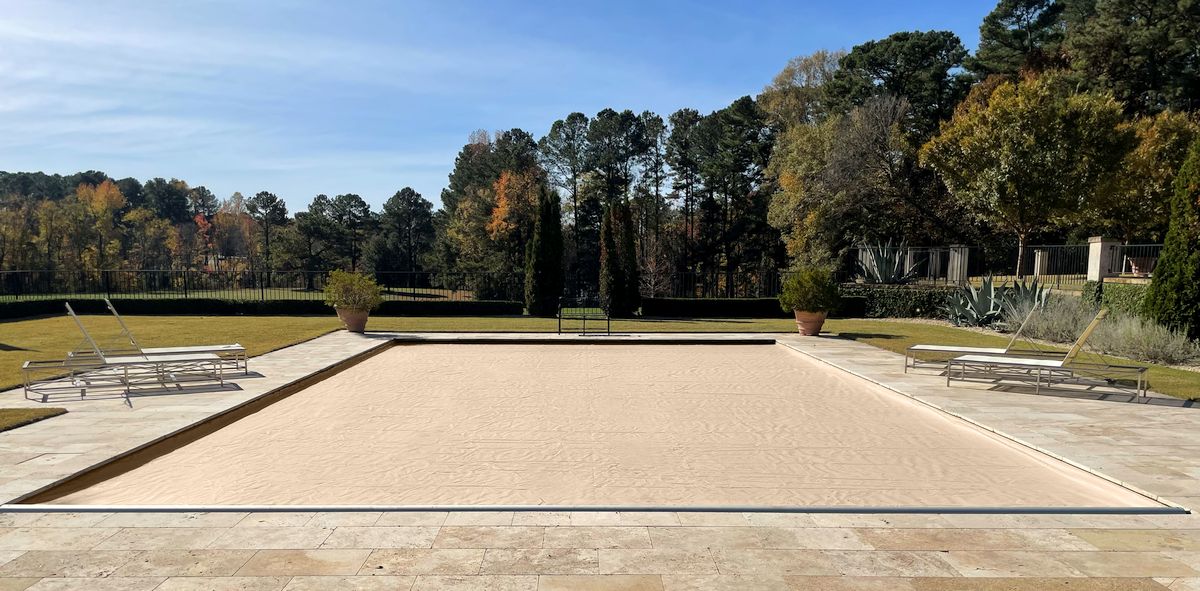 Pool Cover Color Options 6 Tan automatic pool cover